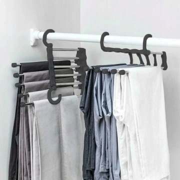 Вешалка на 5 пар брюк.