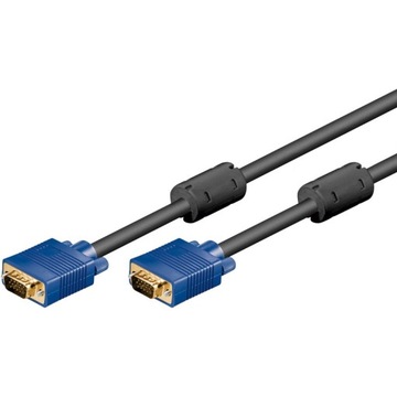 Kabel VGA Goobay M/M niebieski 10m wtyk-wtyk