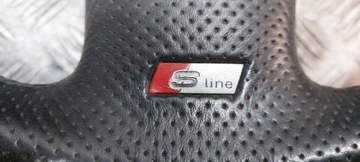 КОЖАНЫЙ РУЛЬ S-LINE AUDI A6 C6 A4 B6 B7 ОЧЕНЬ КРАСИВЫЙ