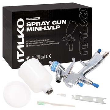 Мини -краска пистолет lvlp сопла 1,0 мм иэлк