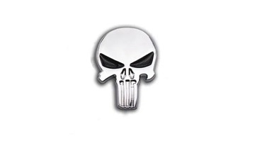 CZASZKA PUNISHER DEKORACJA DO MOTOCYKLA AUTA