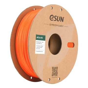 eSun PLA+HS Filament pomarańczowy 1.75mm 1kg papierowa szpula