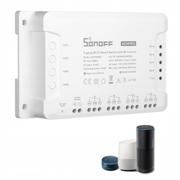 Sonoff 4CH Pro R3 4-канальный переключатель WiFi + RF 433 МГц с SUPLA
