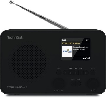 Radio sieciowo-bateryjne DAB+, FM, internetowe TechniSat TECHNIRADIO 6 IR