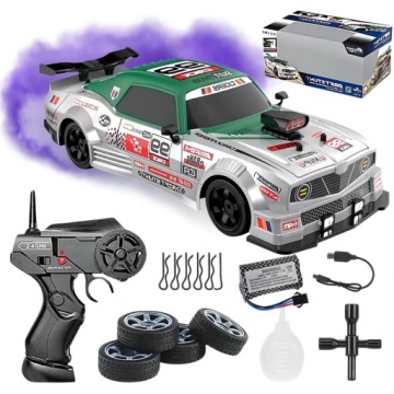 Driftovací Auto Na Dálkové Ovládání Velké Autíčko Na Dálkové Ovládání Rc Drift Led Dým 1:16