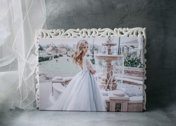 Фотокартина на холсте СЕРДЦЕ КОЛЛАЖ 40Х40
