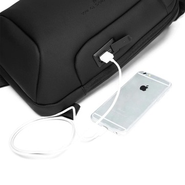 WALL BAG SHOULDER BAG, мужская поясная сумка, USB-рюкзак