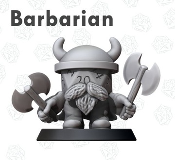 Figurka Barbarzyńca - 32 mm - D&D