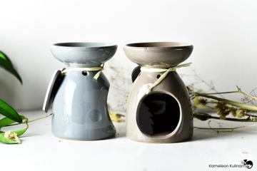 КАМИН КЕРАМИЧЕСКИЙ для эфирных масел, ароматических восков, СЕРДЦЕ КОРИЧНЕВЫЙ КОРИЧНЕВЫЙ