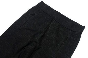 ADIDAS Męskie Czarne Spodnie Dresowe Dresy Logo r. L / XL