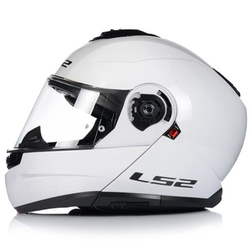 KASK SZCZĘKOWY LS2 FF908 STROBE II SOLID WHITE L