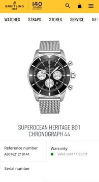 BREITLING SUPEROCEAN HERITAGE B01 CHRONOGRAPH 44