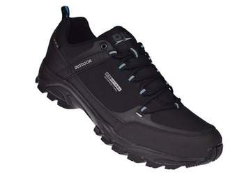 DUŻE BUTY MĘSKIE TREKKINGOWE Z MEMBRANĄ PRZECIEWDESZCZOWĄ 1096 BK roz. 49
