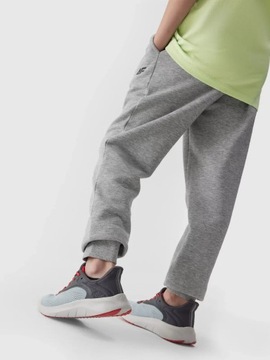 СПОРТИВНЫЕ БРЮКИ ДЛЯ МАЛЬЧИКОВ 4F СПОРТИВНЫЕ БРЮКИ ДЛЯ МЛАДШИХ ДЕТЕЙ, ХЛОПОК AW23M411