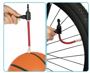 НАБОР НАКОНЕЧНИКОВ-АДАПТЕРОВ ДЛЯ ВЕЛОСИПЕДНОГО НАСОСА, ШИННЫХ КЛАПАНОВ, 21 ШТ.