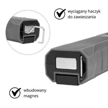 ВРАЩАЮЩИЙСЯ СВЕТОДИОДНЫЙ ФОНАРЬ ДЛЯ МАСТЕРСКОЙ S-NOVA 300люм NOMI