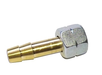 Złączka łacznik nakrętka lewa 8mm- wąż króciec 9mm