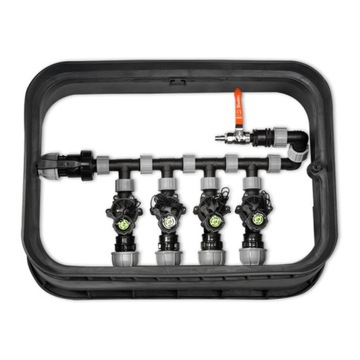 ЭЛЕКТРОМАГНИТНЫЙ КЛАПАН с РЕГУЛИРОВКОЙ расхода 2X ВНУТРЕННЯЯ резьба 1 дюйм, ирригация 10 бар