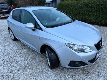 Seat Ibiza IV Hatchback 5d 1.4 MPI 85KM 2009 SEAT IBIZA niski przebieg, klima, nowy rozrząd, olej, pompa wody, zdjęcie 3