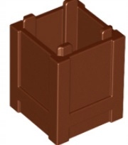 LEGO KOSZ POJEMNIK BRĄZOWY 61780 2szt