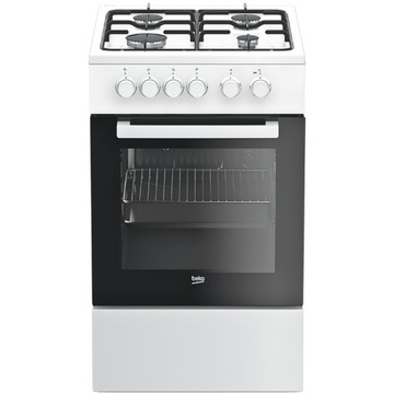 KUCHNIA KUCHENKA GAZOWA BEKO FSS52020DW 50 CM PIEKARNIK A GRILL PAROWY