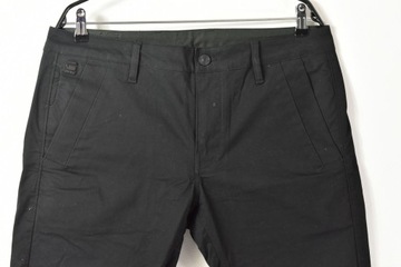 G-STAR RAW 3D SLIM SPODNIE MĘSKIE BLACK W35 L32