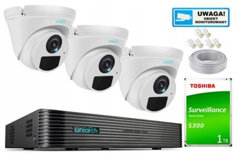Zestaw Monitoringu IP 4Mpx UNIARCH Hikvision