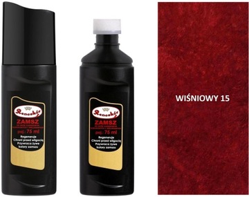 ВОССТАНОВИТЕЛЬ ЦВЕТА ВИШНЕВЫЙ ДЛЯ КОЖИ ЗАМША НУБУК ВЕЛОР ЖИДКАЯ РЕМОНТ КОЖИ + ПАСТА