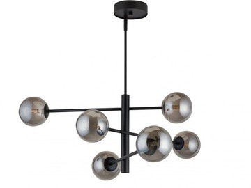 SIGMA Nowoczesna lampa LED ORO 6 SZARY lampa wisząca LED
