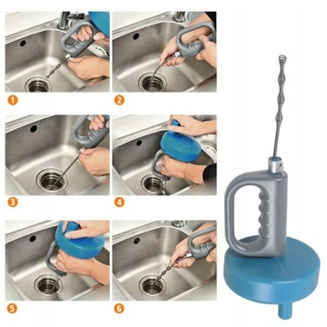 ДЛИННАЯ ЩЕТКА CLUTTER RIP 7M ДЛЯ ОЧИСТКИ СТОКА РАКОВИНЫ