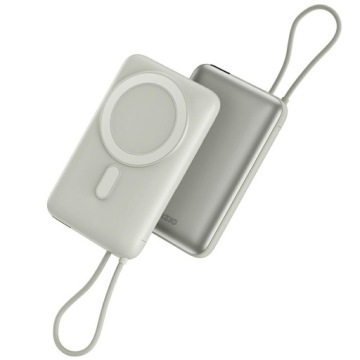PowerBank Bazic Fusion Mag 10000mAh MagSafe kabel Usb-c šedý