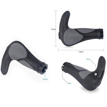 Велосипедные ручки HORNS BIKE GRIP GRIPS With HORN GREY