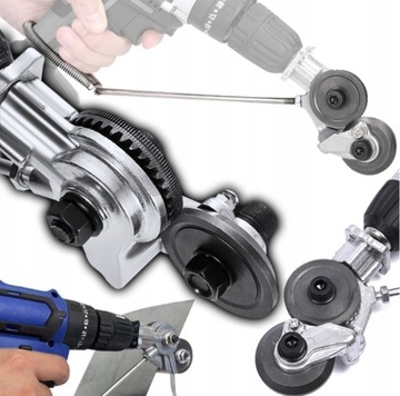 Ручные ножницы по металлу Адаптер для дрели Адаптер для резки листового металла толщиной 15 мм.