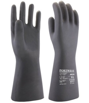 Rękawice chemiczne neoprenowe PORTWEST A820 M