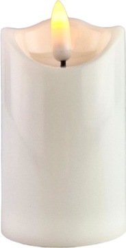 Вставка для свечи Свеча на батарейках LED свеча 9,5 см белая ЭФФЕКТ ПЛАМЕНИ