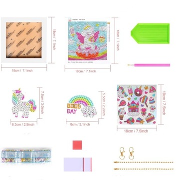 АЛМАЗНАЯ ВЫШИВКА 5D АЛМАЗНАЯ МОЗАИКА НАКЛЕЙКИ ДЛЯ ДЕТЕЙ