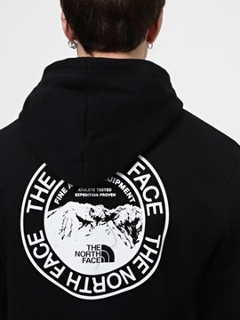 Bluza The North Face HOODIE ZIP BINER GRAPHICBlack
