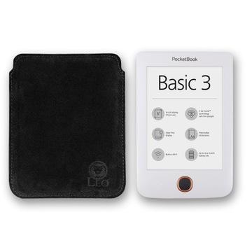 LEO MASTER SKÓRZANE ETUI do POCKETBOOK BASIC 3 CASE CZYTNIK EBOOK