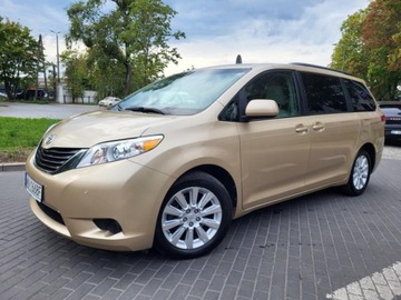 Toyota Sienna III 3.5 V6 266KM 2011 TOYOTA SIENNA 3.5 V6 266KM, Automat, 1 właściciel od 12 lat,7 Miejsc, zdjęcie 2