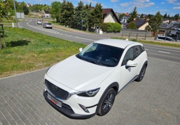 Mazda CX-3 Crossover 1.5 SKY-D 105KM 2018 Mazda CX-3 4x4 Automat Biala Perla Kamera Navi Skora Full LED 1.5 Diesel, zdjęcie 32