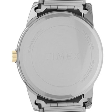 KLASYCZNY ZEGAREK TIMEX TW2V40100 CYFRY INDIGLO NA BRANSOLECIE CZYTELNY