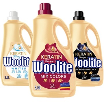 WOOLITE DARK COLOR WHITE Płyn do prania ubrań z kreatyną! XXL 10,8 Litra!
