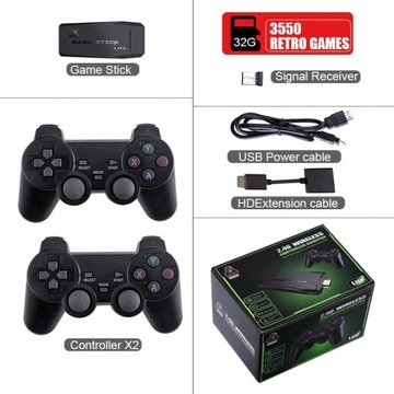 Podwójny kontroler bezprzewodowy joystick konsola