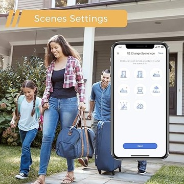 Умные розетки, 4 шт., Wi-Fi, совместимые с Alexa и Google
