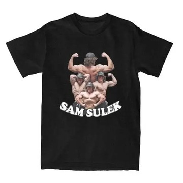 Sam Sulek boi się kobiet T Shirt damski T Shirt Humor moda koszulki z