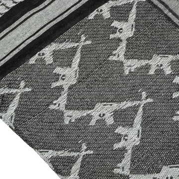 ARAFATKA CHUSTA KEFIJA SHEMAGH WOJSKOWA MIL-TEC RIFLES 110X110cm Czarna