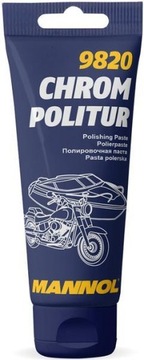MANNOL 9820 CHROME POLITUR ОЧИСТЯЩАЯ ПАСТА ДЛЯ ХРОМА 100МЛ