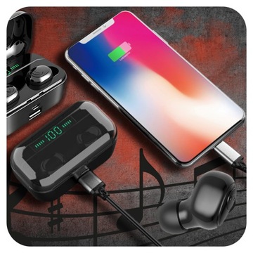 БЕСПРОВОДНЫЕ СПОРТИВНЫЕ ИГРОВЫЕ НАУШНИКИ-ВКЛАДЫШИ BLUETOOTH С МИКРОФОНОМ