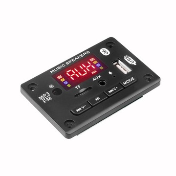 Белый стиль 50 Вт автомобильный усилитель Bluetooth5.0 USB TF радио