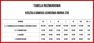 BIG STAR KOSZULA DAMSKA JEANSOWA NORRA 239 M